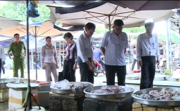 Giám sát công tác đảm bảo an toàn vệ sinh thực phẩm tại Tx. Cai Lậy và huyện Cai Lậy