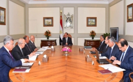Tổng thống Ai Cập họp Chính phủ sau chuyến công du Châu Á