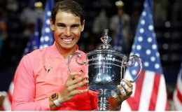 Rafael Nadal đăng quang tại Giải quần vợt Mỹ mở rộng 2017