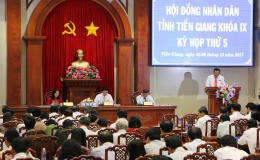 Khai mạc Kỳ họp thứ 5, HĐND tỉnh Tiền Giang