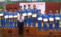 Kết thúc giải Vovinam Đại hội Thể dục Thể thao tỉnh Tiền Giang