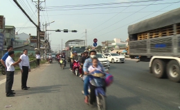 Chủ tịch UBND tỉnh Tiền Giang kiểm tra các điểm có nguy cơ xảy ra tai nạn giao thông