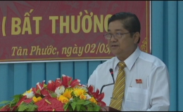 Ông Nguyễn Thanh Quí được bầu giữ chức vụ Chủ tịch UBND huyện Tân Phước