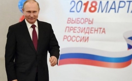 Ông Putin thắng áp đảo, tái đắc cử Tổng thống Nga