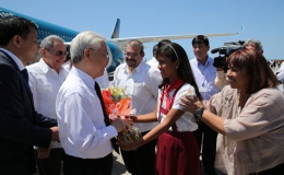 Tổng Bí thư Nguyễn Phú Trọng và Chủ tịch Cuba thăm TP Santiago de Cuba
