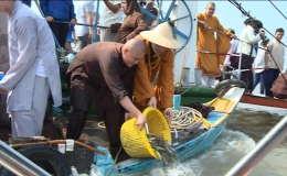 Tiền Giang thả hơn 5 tấn cá phóng sinh tái tạo nguồn lợi thủy sản