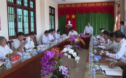 Ban Thường vụ Tỉnh ủy Tiền Giang làm việc với với huyện Tân Phú Đông, Tân Phước và Chợ Gạo