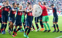 Bayern Munich lần thứ 6 liên tiếp vô địch Bundesliga