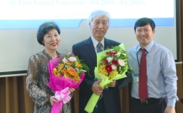 Trường Đại học Tiền Giang tiếp đoàn Giáo sư tình nguyện Hàn Quốc