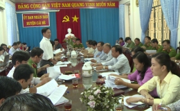HĐND tỉnh Tiền Giang làm việc với UBND huyện Cái Bè về công tác đảm bảo trật tự an toàn xã hội