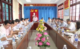 Sở NN&PTNT Tiền Giang làm việc với huyện Tân Phú Đông