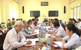 HĐND tỉnh Tiền Giang giám sát công tác đảm bảo trật tự an toàn xã hội trên địa huyện Châu Thành.