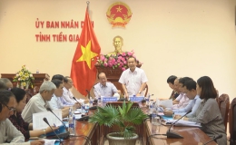 Ủy ban Quốc gia về Thanh thiếu niên làm việc với UBND tỉnh Tiền Giang