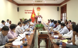 UBND tỉnh Tiền Giang xem xét danh mục các dự án đầu tư