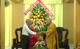 Lãnh đạo tỉnh Tiền Giang chúc mừng Đại lễ Phật Đản, Phật lịch 2562