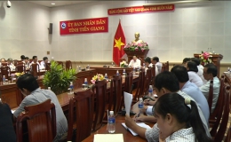 UBND tỉnh Tiền Giang thông báo kết luận về việc kiểm tra kiểm soát thủ tục hành chính