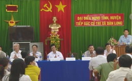Chủ tịch HĐND Tiền Giang tiếp xúc cử tri huyện Châu Thành