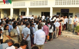 8,3 triệu cử tri Campuchia tham gia bỏ phiếu bầu cử Quốc hội Khóa VI