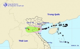 Bão số 4 suy yếu thành áp thấp nhiệt đới trên đất liền Thanh Hoá