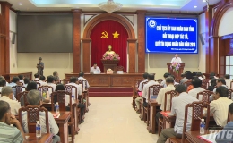 Lãnh đạo UBND tỉnh Tiền Giang đối thoại với HTX và quỹ tín dụng nhân dân