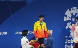 Bơi lội: Đoạt HCB 1.500m tự do, Huy Hoàng tiếp tục xô ngã kỷ lục Đông Nam Á
