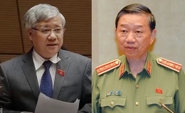 Bộ trưởng Tô Lâm và Đỗ Văn Chiến trả lời chất vấn kỳ họp thứ 26 UBTVQH