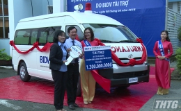 Ngân hàng BIDV – Chi nhánh Mỹ Tho tặng xe cứu thương