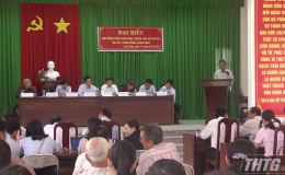 Chủ tịch HĐND tỉnh Tiền Giang tiếp xúc cử tri huyện Châu Thành
