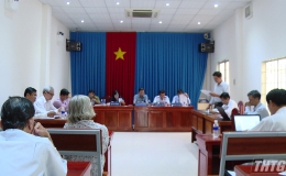 Chủ tịch UBND tỉnh Tiền Giang tiếp các hộ dân khiếu nại