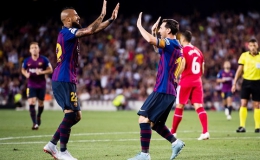 Barcelona – Girona 2-2: Messi ghi bàn, Barca thoát hiểm dù thiếu người