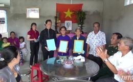 Bộ đội Biên phòng Tiền Giang trao tặng nhà “Đại đoàn kết”