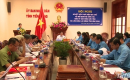 UBND tỉnh Tiền Giang và Liên đoàn Lao động sơ kết việc thực hiện quy chế về mối quan hệ hợp tác
