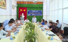 Chủ tịch Liên minh HTX Việt Nam làm việc với Liên minh HTX Tiền Giang