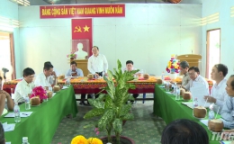 Chủ tịch Liên minh HTX Việt Nam thăm và làm việc các HTX trên địa bàn tỉnh Tiền Giang