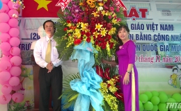 Bí thư Tỉnh ủy dự họp mặt Ngày nhà giáo Việt Nam tại trường mầm non