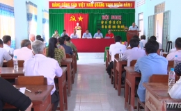 Chủ tịch UBND tỉnh Tiền Giang tiếp xúc cử tri trước kỳ họp lần thứ 7 HĐND tỉnh khóa IX
