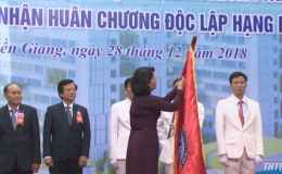 Bệnh viện Đa khoa Trung tâm Tiền Giang đón nhận Huân chương Độc lập hạng Ba