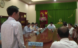 Chủ tịch HĐND tỉnh Tiền Giang tiếp công dân huyện Tân Phú Đông