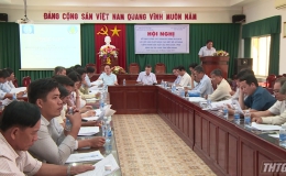 Ban quản lý Dự án VnSAT Tiền Giang đánh giá hiệu quả sản xuất lúa