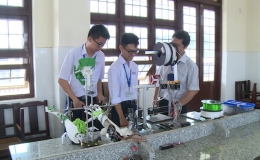 Học sinh THPT Chuyên Tiền Giang với cuộc thi khoa học kỹ thuật Quốc gia