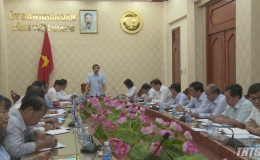 Lãnh đạo UBND tỉnh Tiền Giang làm việc với các doanh nghiệp nhà nước