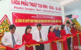Bệnh viện Đa khoa Tiền Giang thành lập khoa phẫu thuật tạo hình – bỏng – da liễu