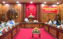 Trưởng Ban Tuyên giáo Trung ương làm việc với Tỉnh ủy Tiền Giang