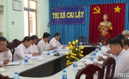 Chủ tịch UBND tỉnh Tiền Giang làm việc với Thị xã Cai Lậy và huyện Châu Thành