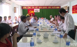 Đoàn công tác Quốc hội làm việc với tỉnh Tiền Giang về chính sách trợ giúp xã hội