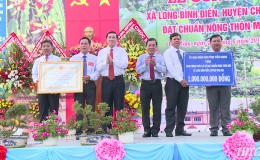 Tiền Giang ra mắt xã nông thôn mới Long Bình Điền – huyện Chợ Gạo