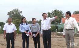 Chủ tịch tỉnh Tiền Giang làm việc về giải phóng mặt bằng đường cao tốc Trung Lương- Mỹ Thuận