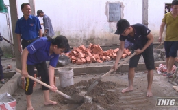 Chiến dịch thanh niên tình nguyện hè tỉnh Tiền Giang 2019 đã hoàn thành 50% khối lượng công việc