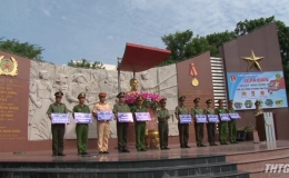 Lực lượng vũ trang Tiền Giang ra quân chiến dịch hành quân xanh