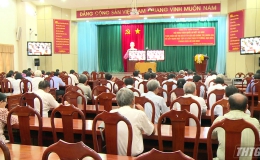 Tiền Giang tham dự hội nghị trực tuyến toàn quốc sơ kết 3 năm thực hiện Chỉ thị 05